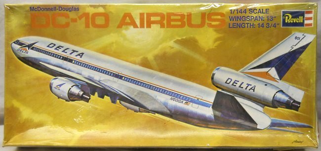 Revell 1/144 DC-10 Airbus Delta Airlines, H118 plastic model kit